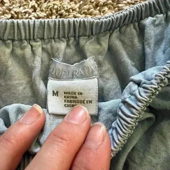 Cooperative Off the Shoulder Chambray Dress/Tunic M - Picture 4 of 4